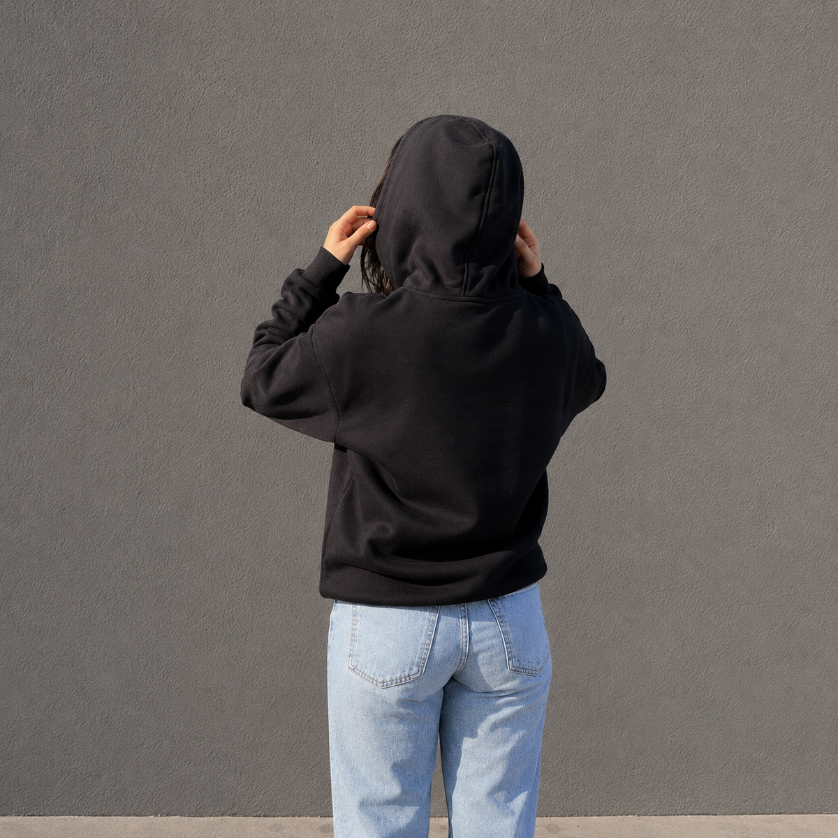 Unisex Hoodie mit Kapuze SOG Schwarz