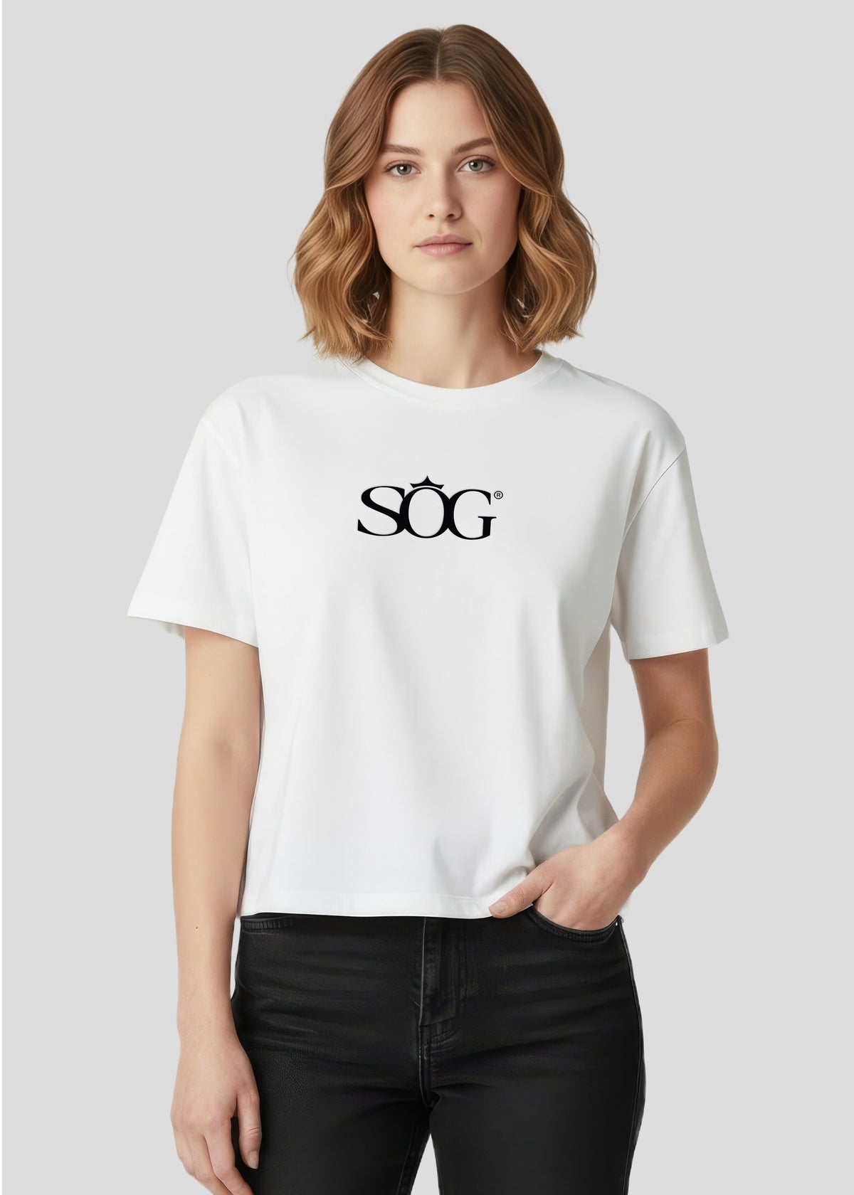 Women's Boxy Fit T-Shirt White