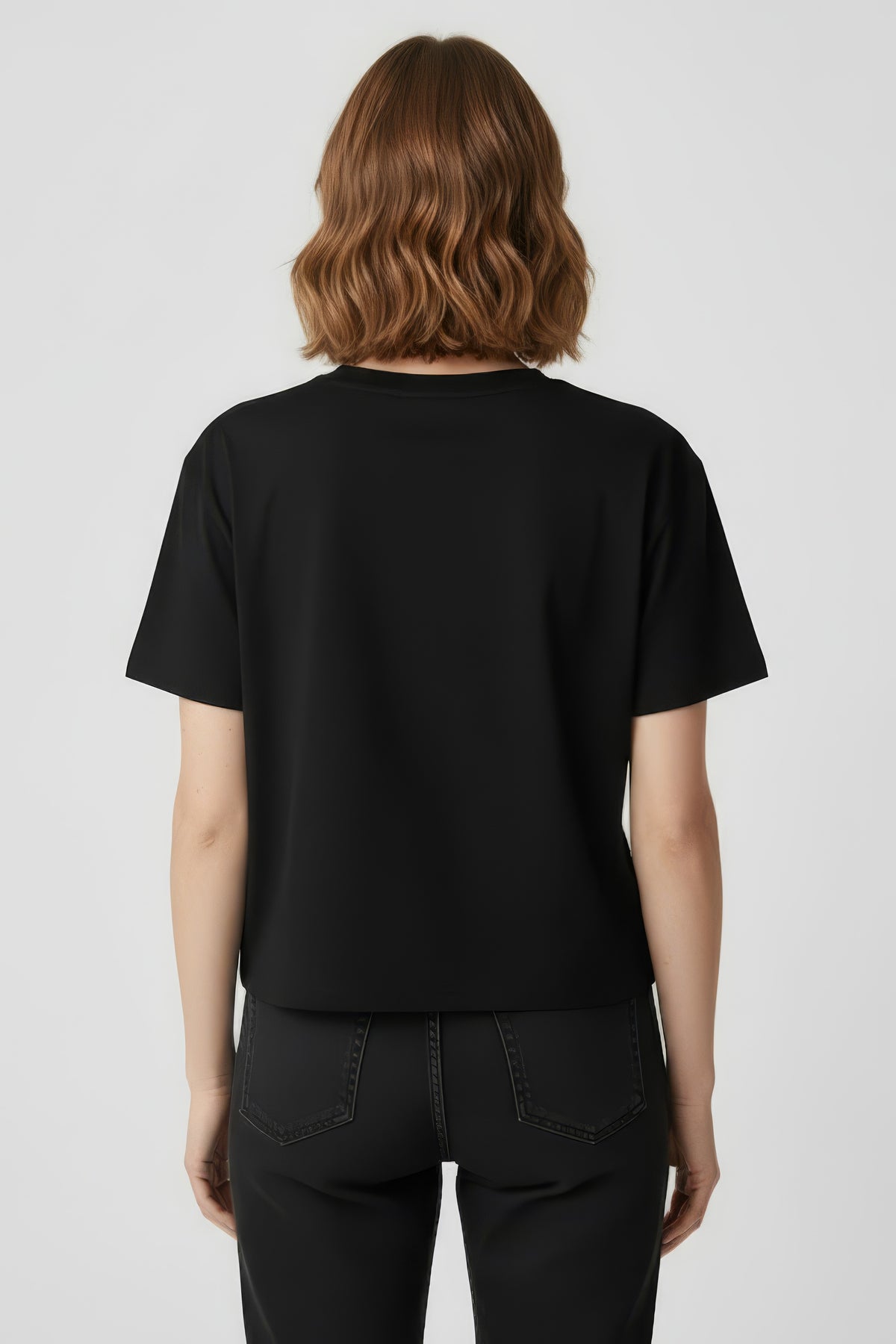 Women's Boxy Fit T‑Shirt Black Sons of God